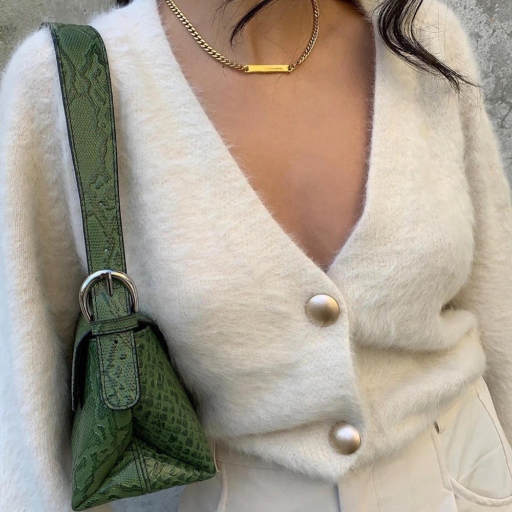 Princess Polly Merlo Cardigan Cream XS/S